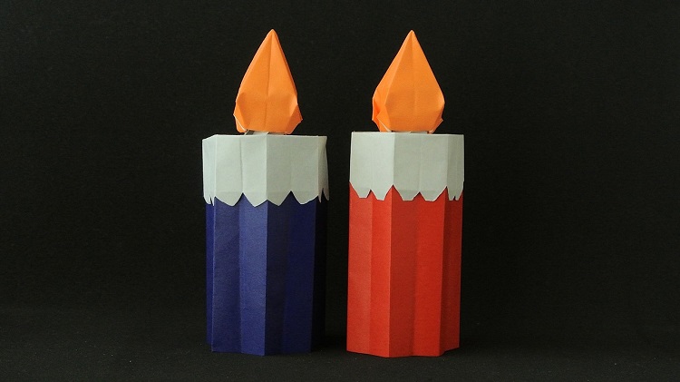 立体キャンドル Origami 3D Candle