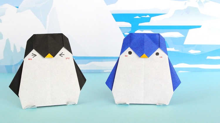 【かわいい折り紙】ペンギンの作り方　[Origami] Cute Penguin instructions